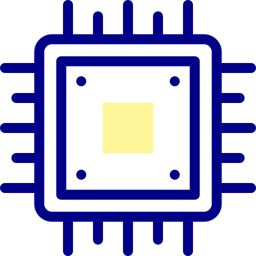 칩 Detailed Mixed Lineal color icon