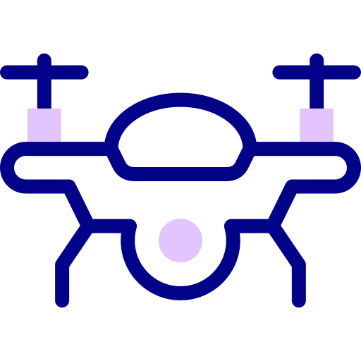 ドローン Detailed Mixed Lineal color icon
