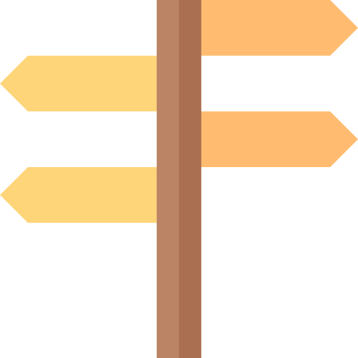 дорожный знак Basic Straight Flat иконка