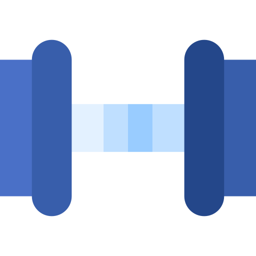 barra con pesas Basic Straight Flat icono
