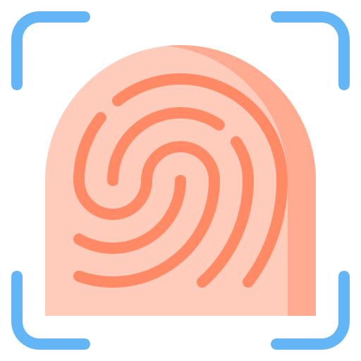 Fingerprint Generic Flat icon