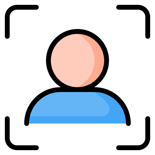 Face recognition Generic Outline Color icon