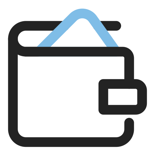 Wallet Generic Outline Color icon