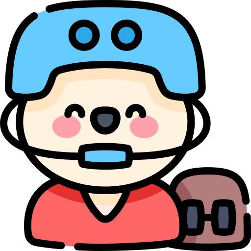 Skater Kawaii Lineal color icon