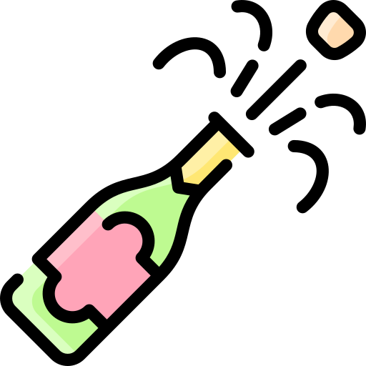 シャンパン Vitaliy Gorbachev Lineal Color icon