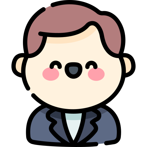 Office worker Kawaii Lineal color icon