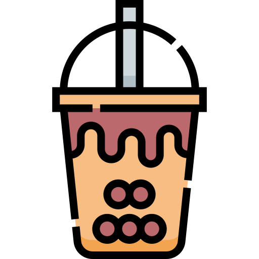 Boba Detailed Straight Lineal color icon