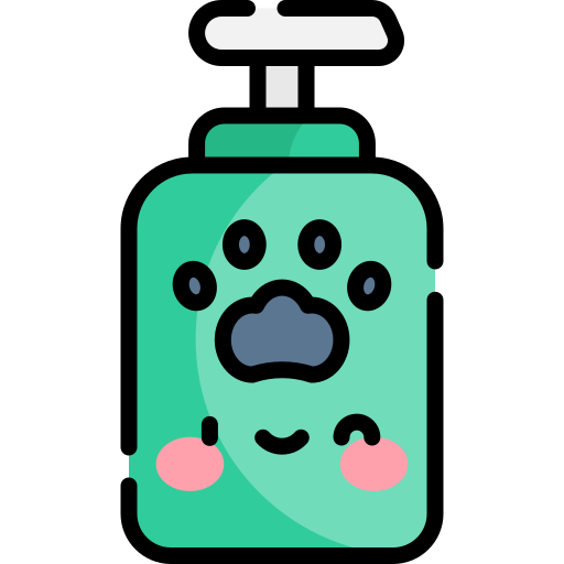 shampoing pour animaux de compagnie Kawaii Lineal color Icône