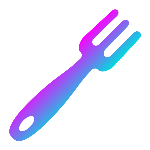 Fork Generic Flat Gradient icon