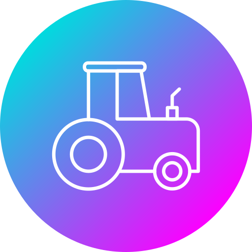 Трактор Generic Flat Gradient иконка
