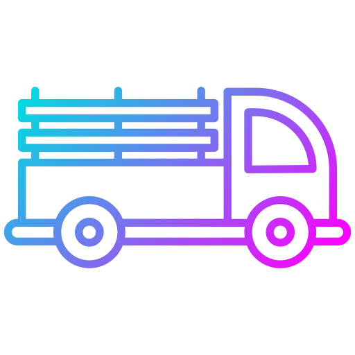 pick-up vrachtwagen Generic Gradient icoon