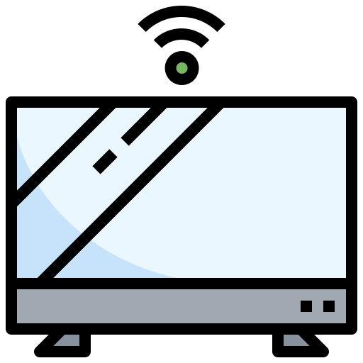 テレビ Surang Lineal Color icon