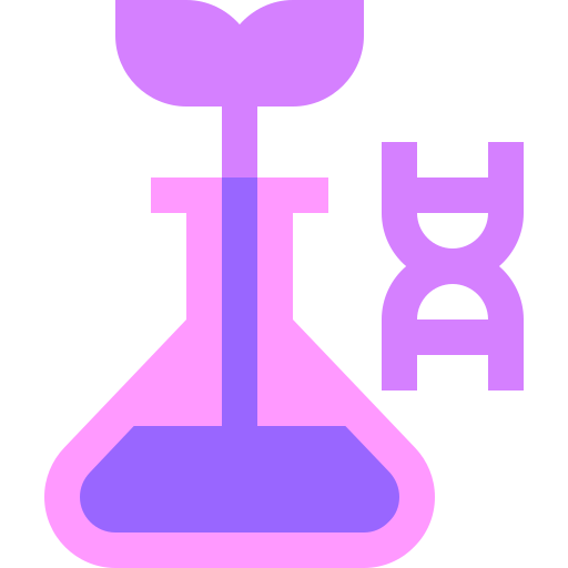biotechnologie Basic Sheer Flat icoon