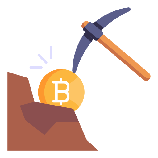bitcoin-mining Generic Flat icon