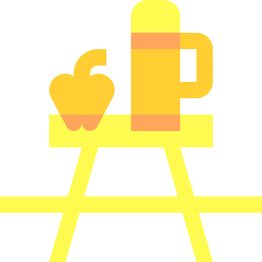 ピクニック用のテーブル Basic Sheer Flat icon