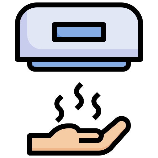 Hand dryer Surang Lineal Color icon