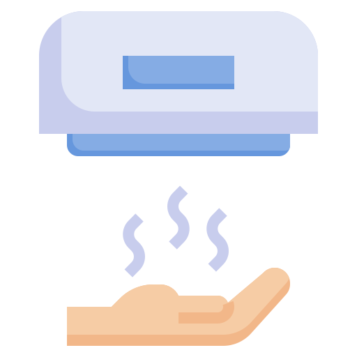 Hand dryer Surang Flat icon