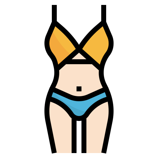 Swimsuit Surang Lineal Color icon
