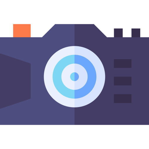kamera Basic Straight Flat icon