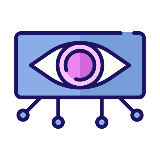 cybernetyczne oko Generic Outline Color ikona