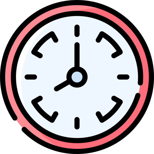 Clock Vitaliy Gorbachev Lineal Color icon