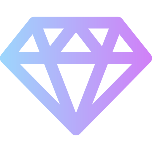 diamante Super Basic Rounded Gradient icona