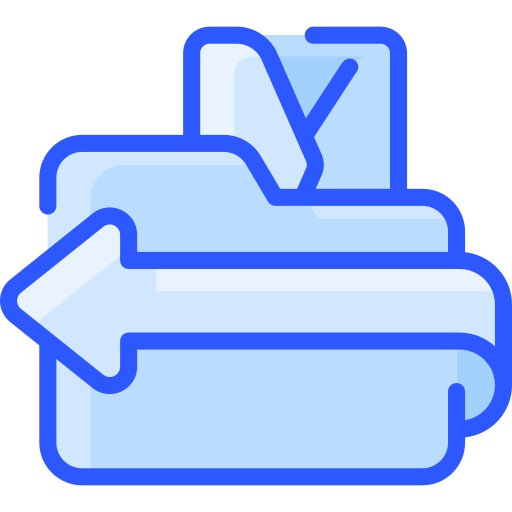 Folder Vitaliy Gorbachev Blue icon