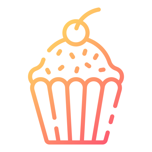 Cupcake Good Ware Gradient icon