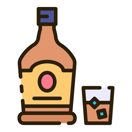 Whisky Good Ware Lineal Color icon