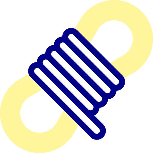 ロープ Detailed Mixed Lineal color icon