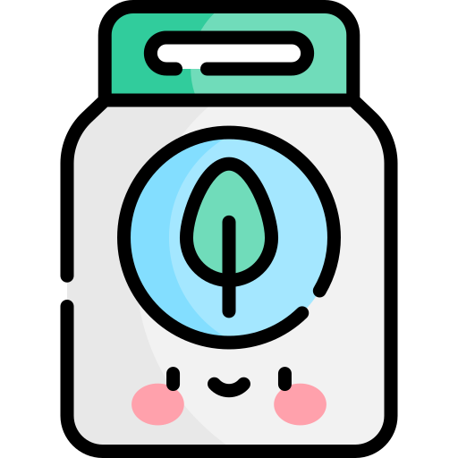 유기농 제품 Kawaii Lineal color icon