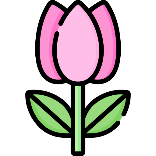 tulipán Special Lineal color icono