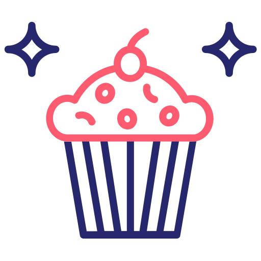 Muffin Generic Outline Color icon