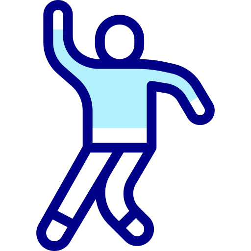 Dancing Detailed Mixed Lineal color icon