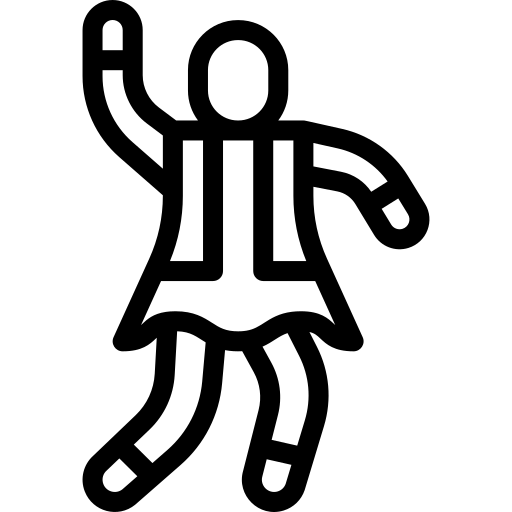 dansant Detailed Mixed Lineal Icône