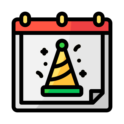 Party Generic Outline Color icon
