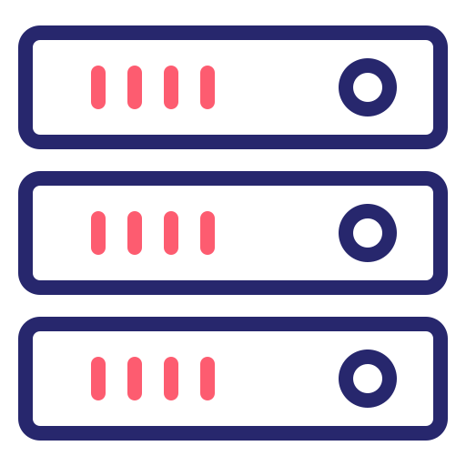 Сервер Generic Outline Color иконка