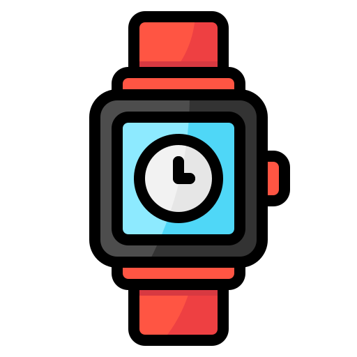 smartwatch Generic Outline Color icoon