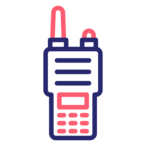 Walkie talkie Generic Outline Color icon