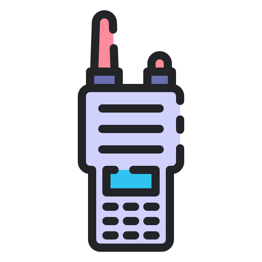 walkie-talkie Good Ware Lineal Color icono