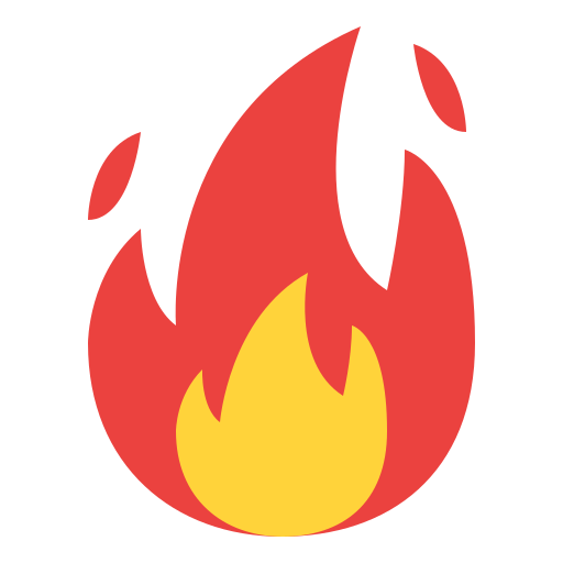 ogień Iconixar Flat ikona