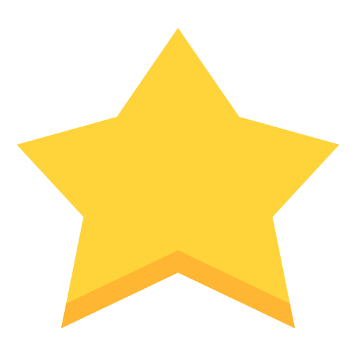estrella Iconixar Flat icono