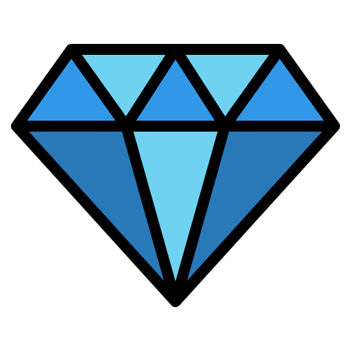 diamante Iconixar Lineal Color icona