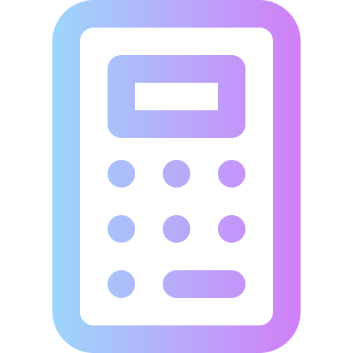 calculadora Super Basic Rounded Gradient icono