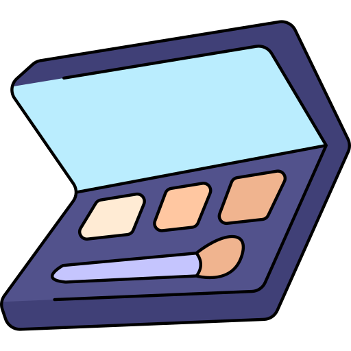 Eye shadow Generic Thin Outline Color icon