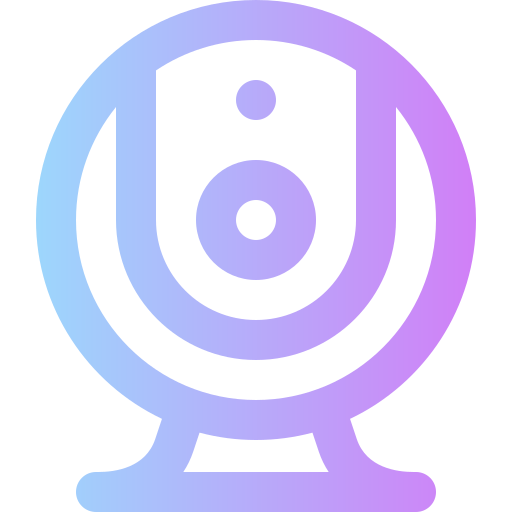 webcam Super Basic Rounded Gradient icon