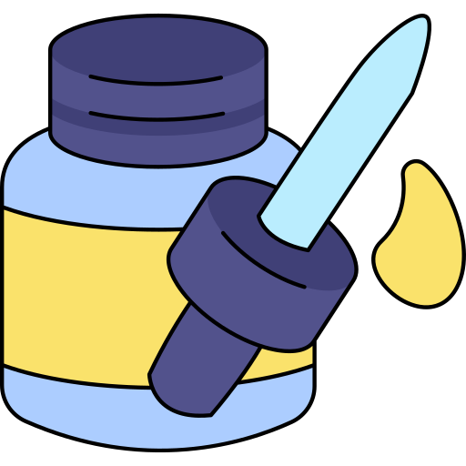 Ätherisches Öl Generic Thin Outline Color icon