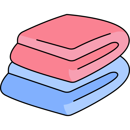 ręczniki Generic Thin Outline Color ikona