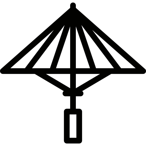 ombrello Detailed Mixed Lineal icona