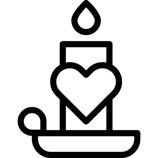 candela Detailed Mixed Lineal icona
